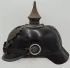 Prussian 81st  Landwehr Infantry Enlisted Pickelhaube with Field Cover Visuel 13